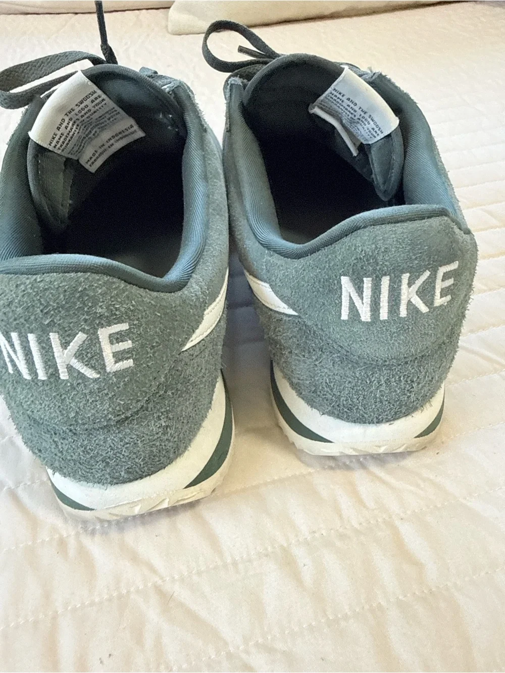 Men’s Nike Cortez Premium in Green Suede